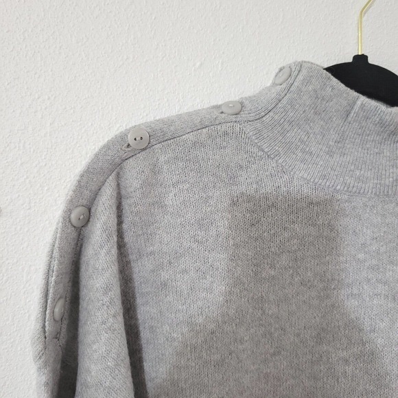 (V65) Otherside Long Sleeve Pullover Sweater Button Shoulder Details Women's Med - Picture 3 of 7